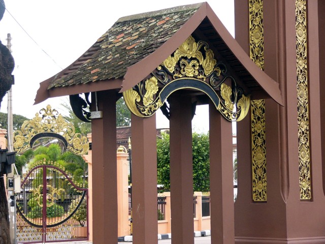 Sultan wall detail in Kota Bahru